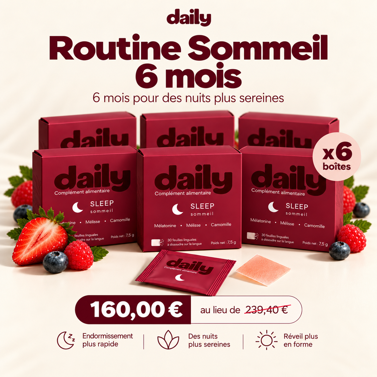 Pack de 6 mois de sommeil